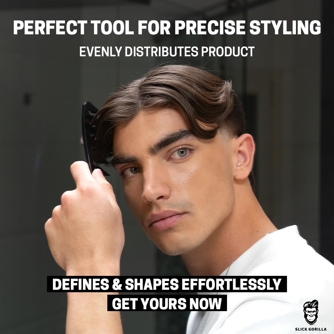 Slick Gorilla Texture Comb daily use enables controlled grooming.