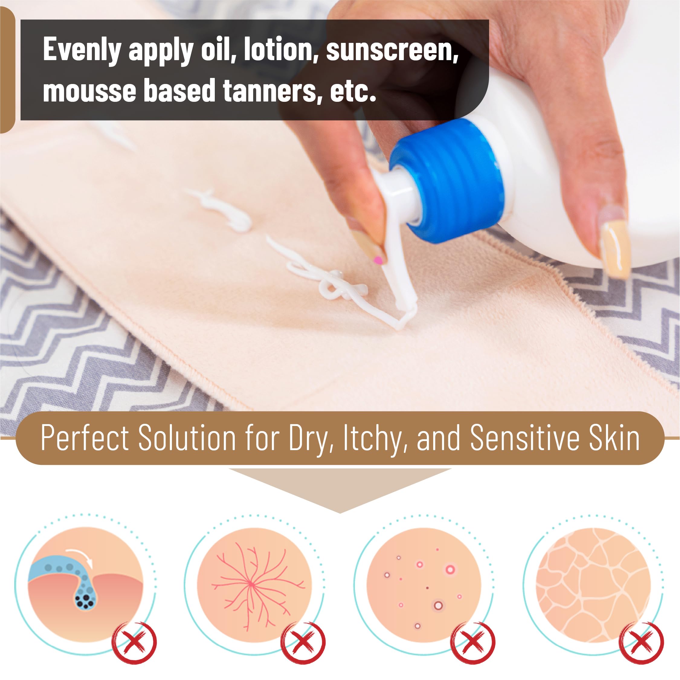 Slick Solutions lavable a máquina facilita la limpieza del aplicador.