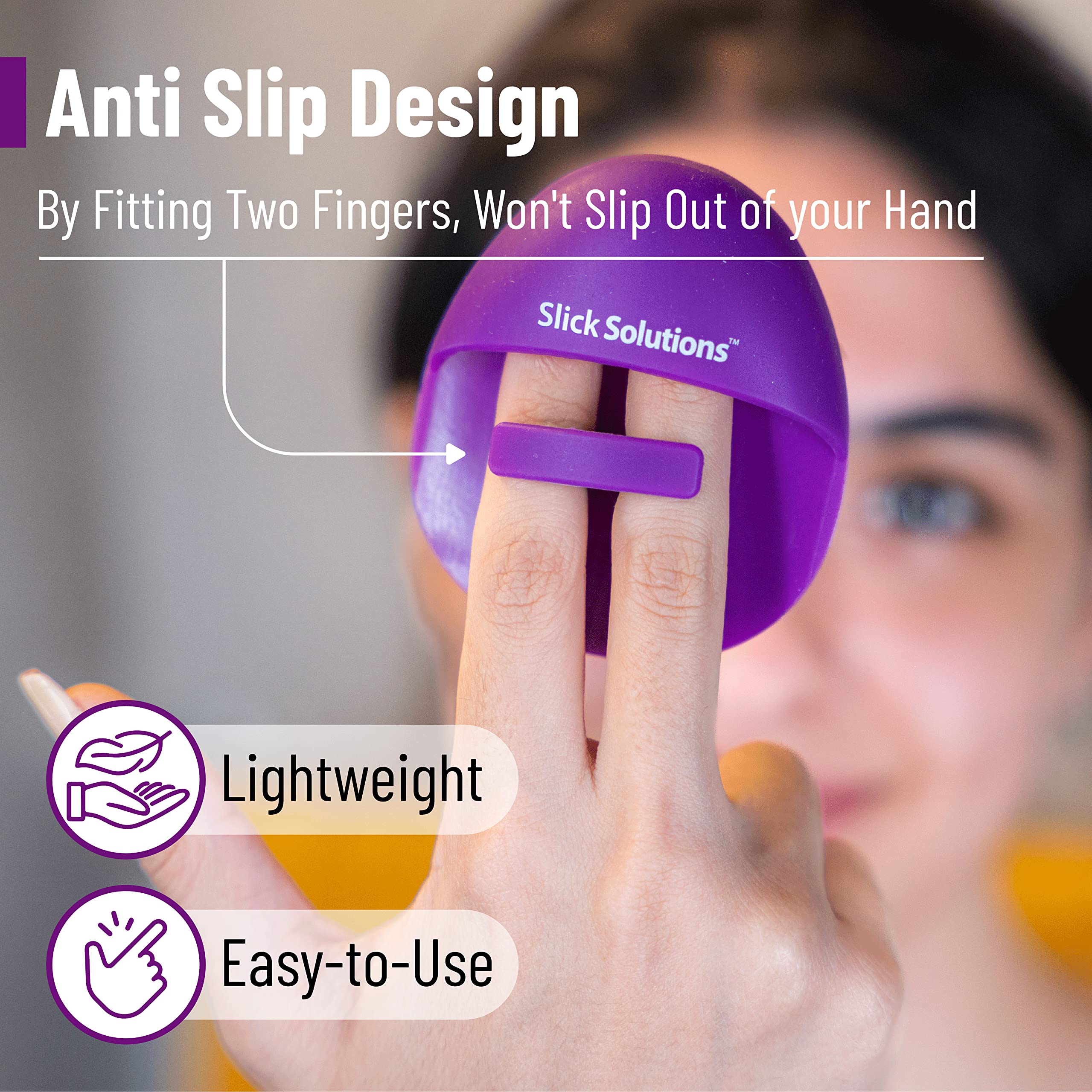 Slick Solutions durable silicone material resists wear during daily routines.