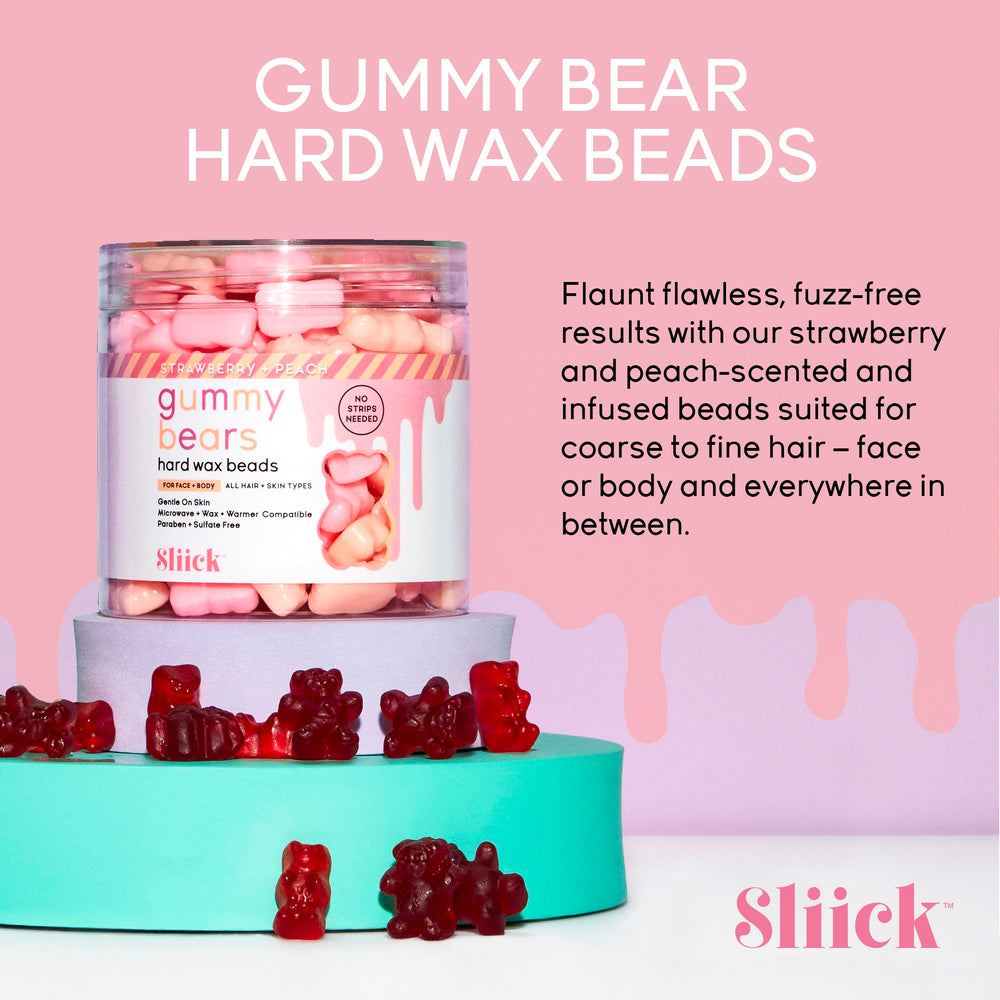 Sliick stripless beads offer mess-free application and quick removal.