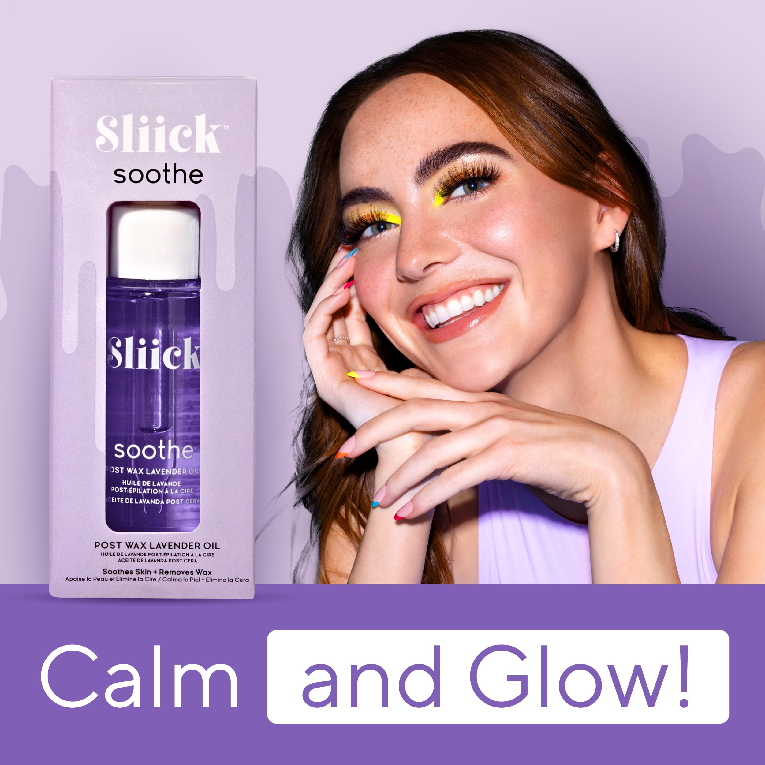 Sliick Soothe post-wax oil dropper for precise, mess-free application