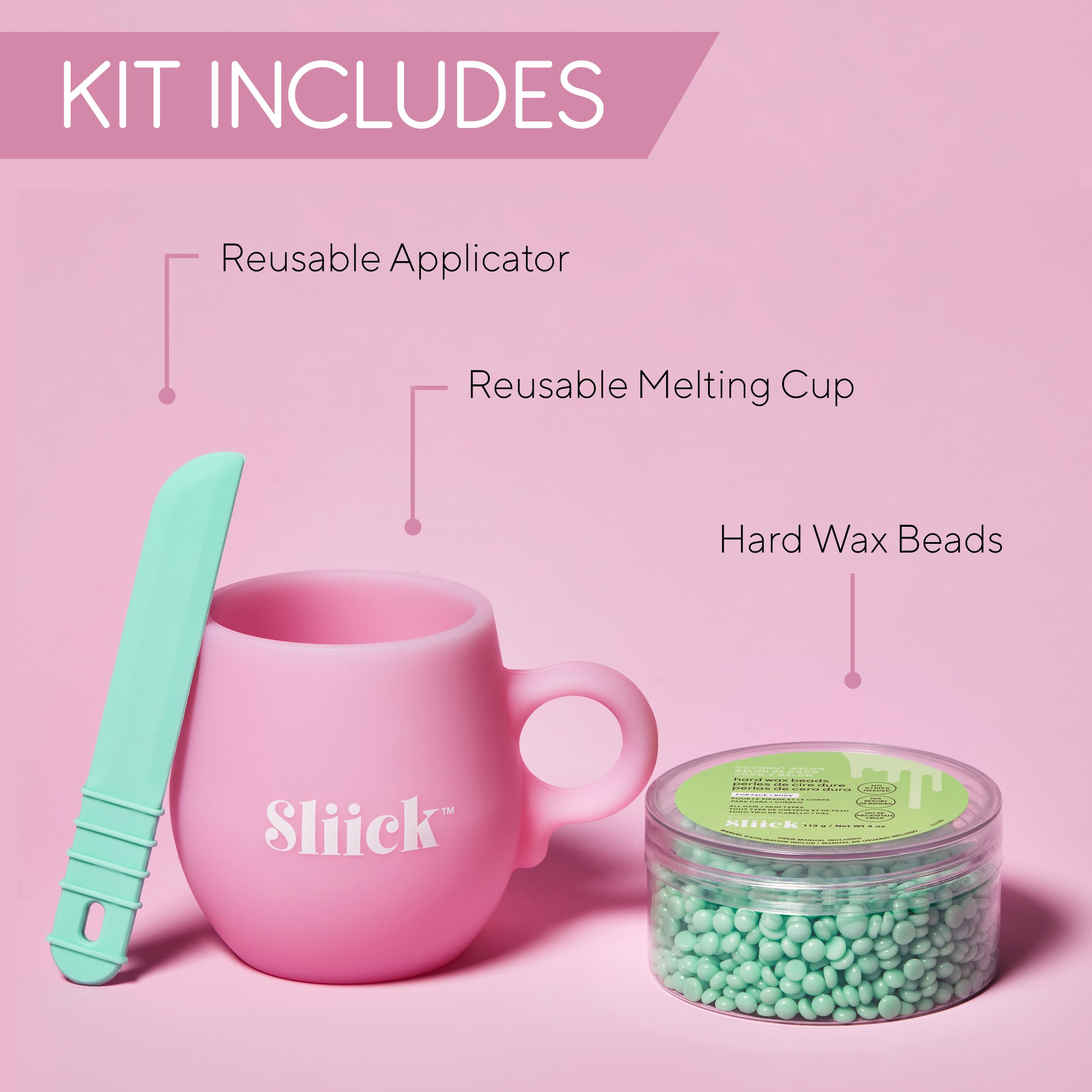 Sliick wax applicator ready for precise, mess-free application.