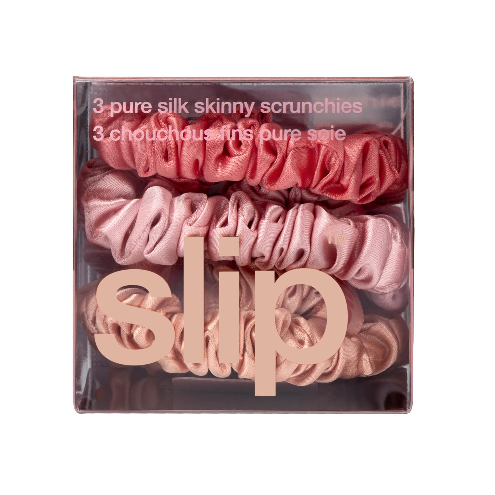 SLIP Skinny Scrunchies anti-crease design reduces hair marks.