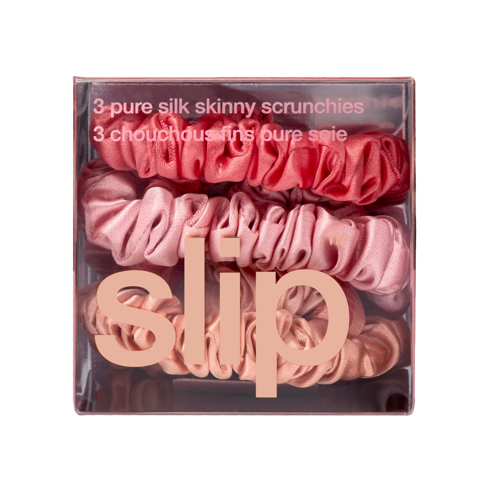 SLIP Skinny Scrunchies anti-crease design reduces hair marks.