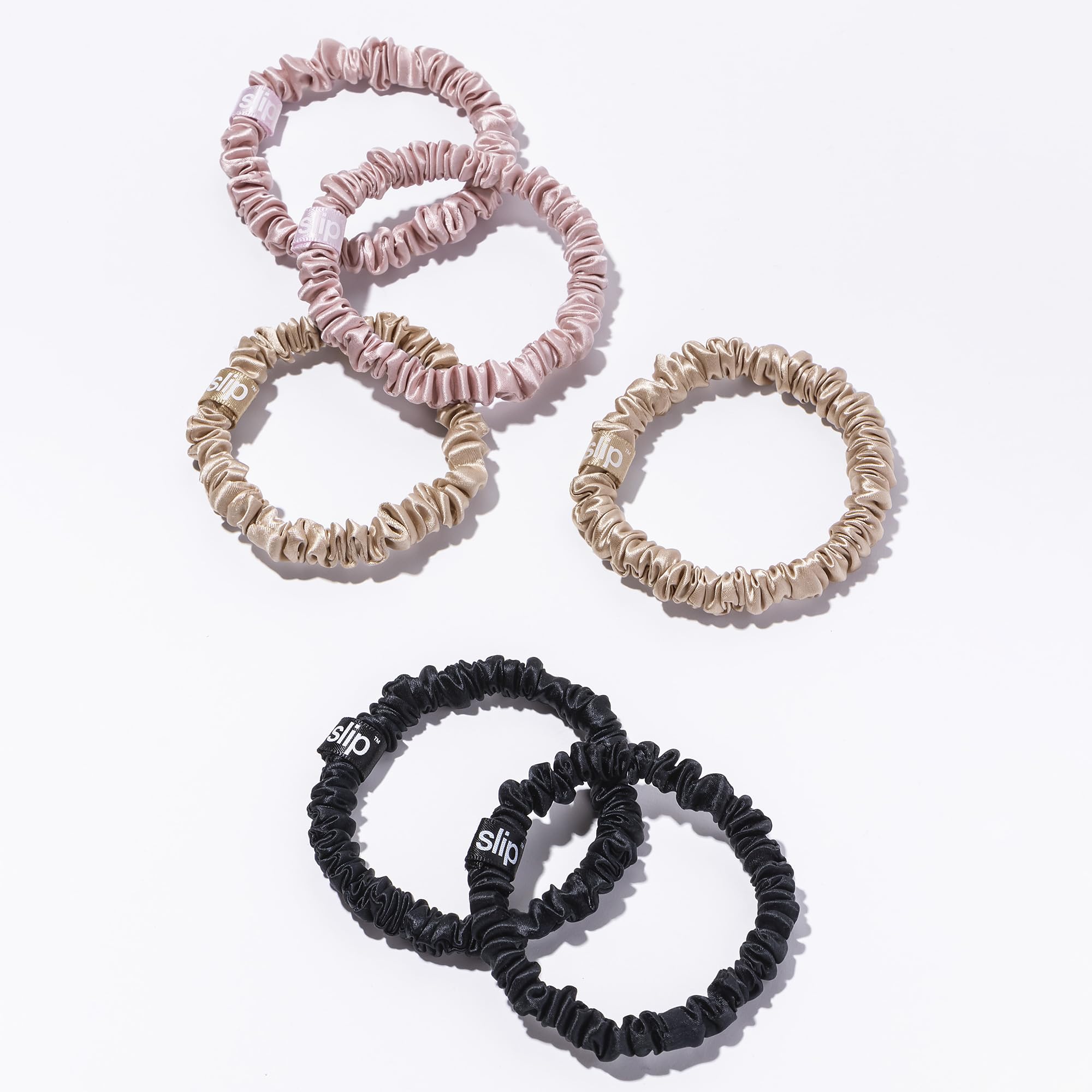 SLIP Skinny Scrunchies Multi gift set in box.