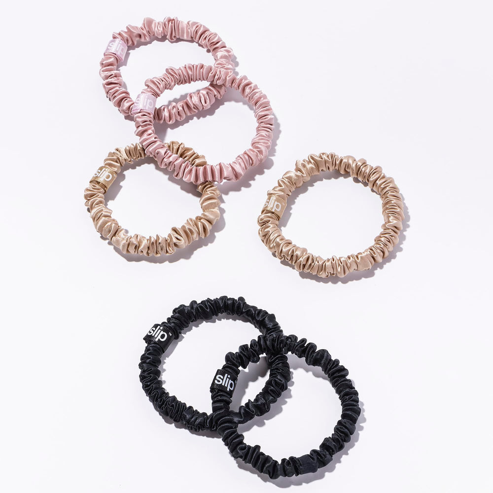 SLIP Skinny Scrunchies Multi gift set in box.