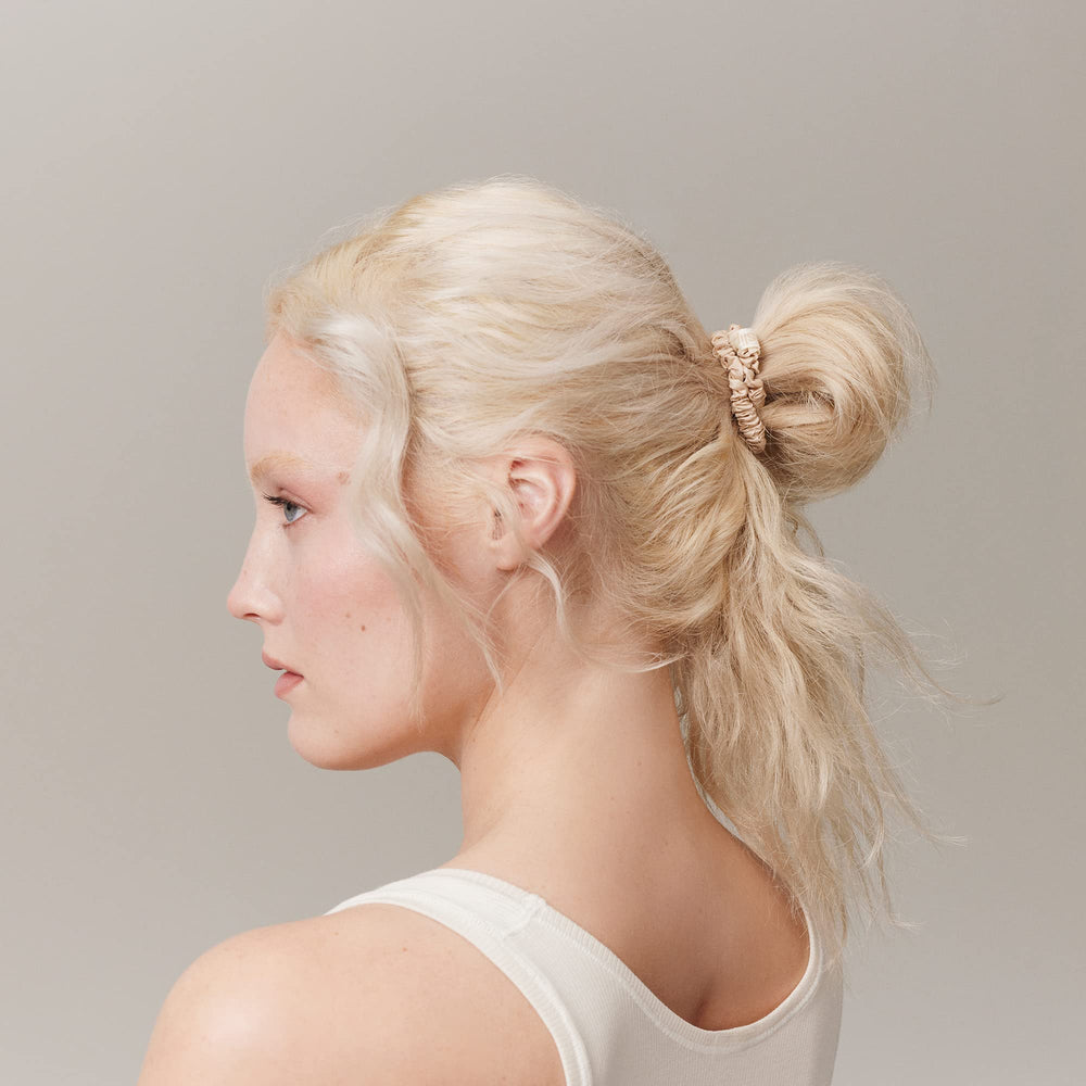 SLIP skinny scrunchies packaged in a box for gift-ready presentation