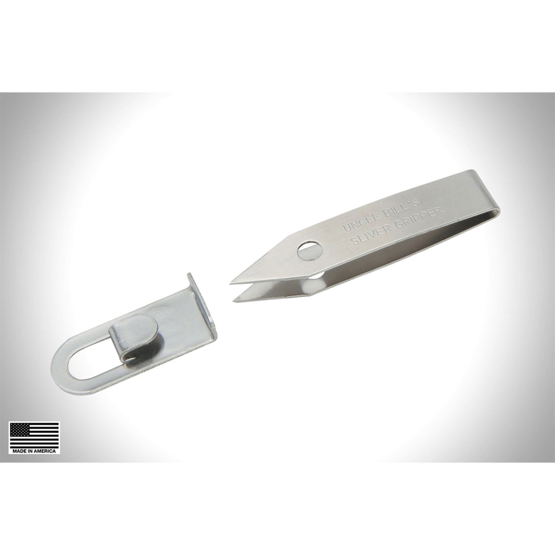 Sliver Gripper precision-ground tips for tiny splinters and threads