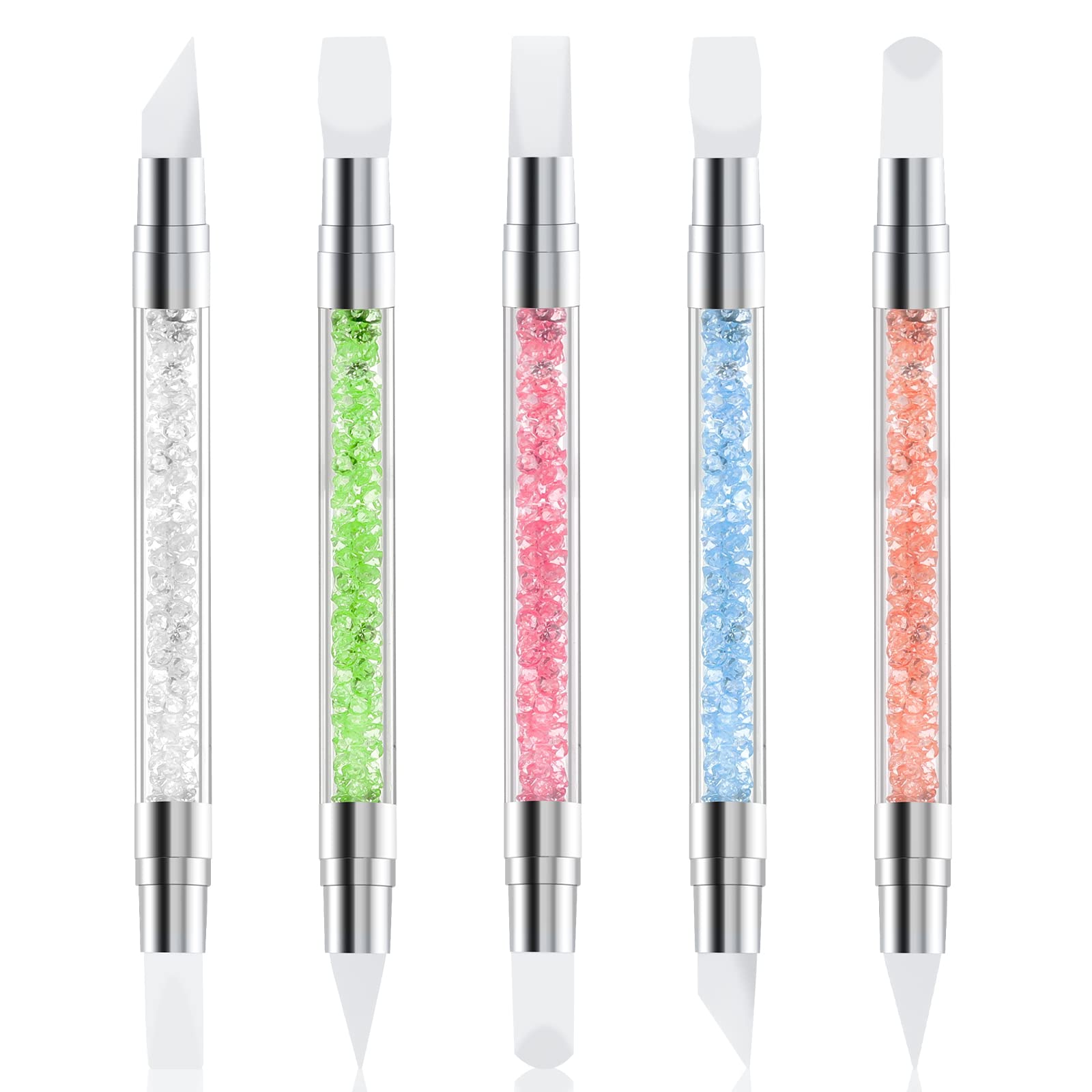 Sliverdew 5-piece dual-tipped nail art pen set for versatile designs