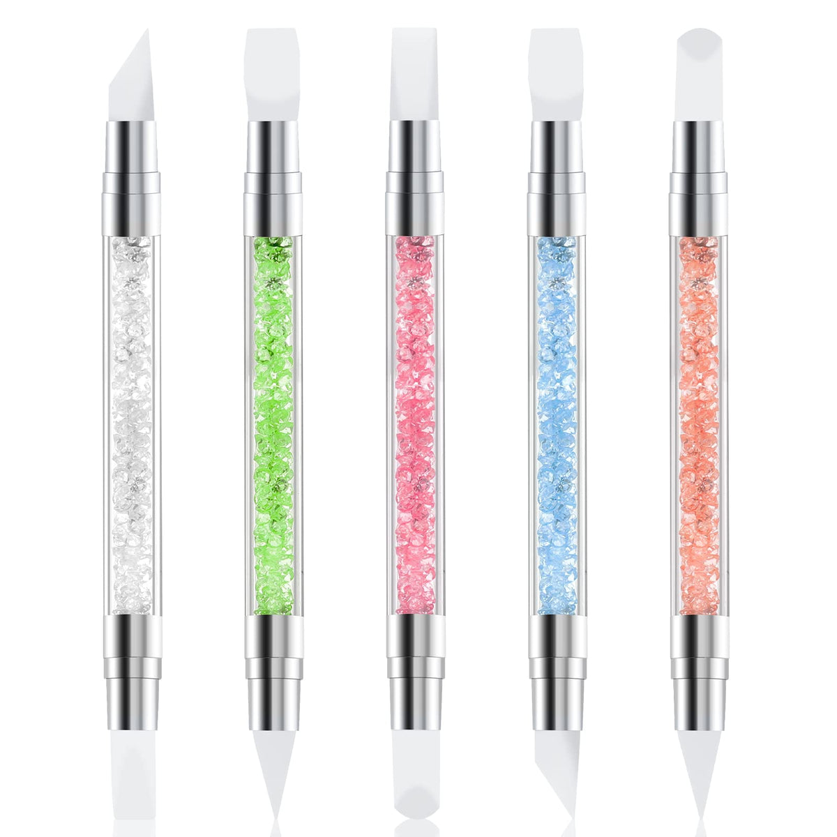 Sliverdew 5-piece dual-tipped nail art pen set for versatile designs