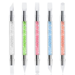 Sliverdew 5-piece dual-tipped nail art pen set for versatile designs