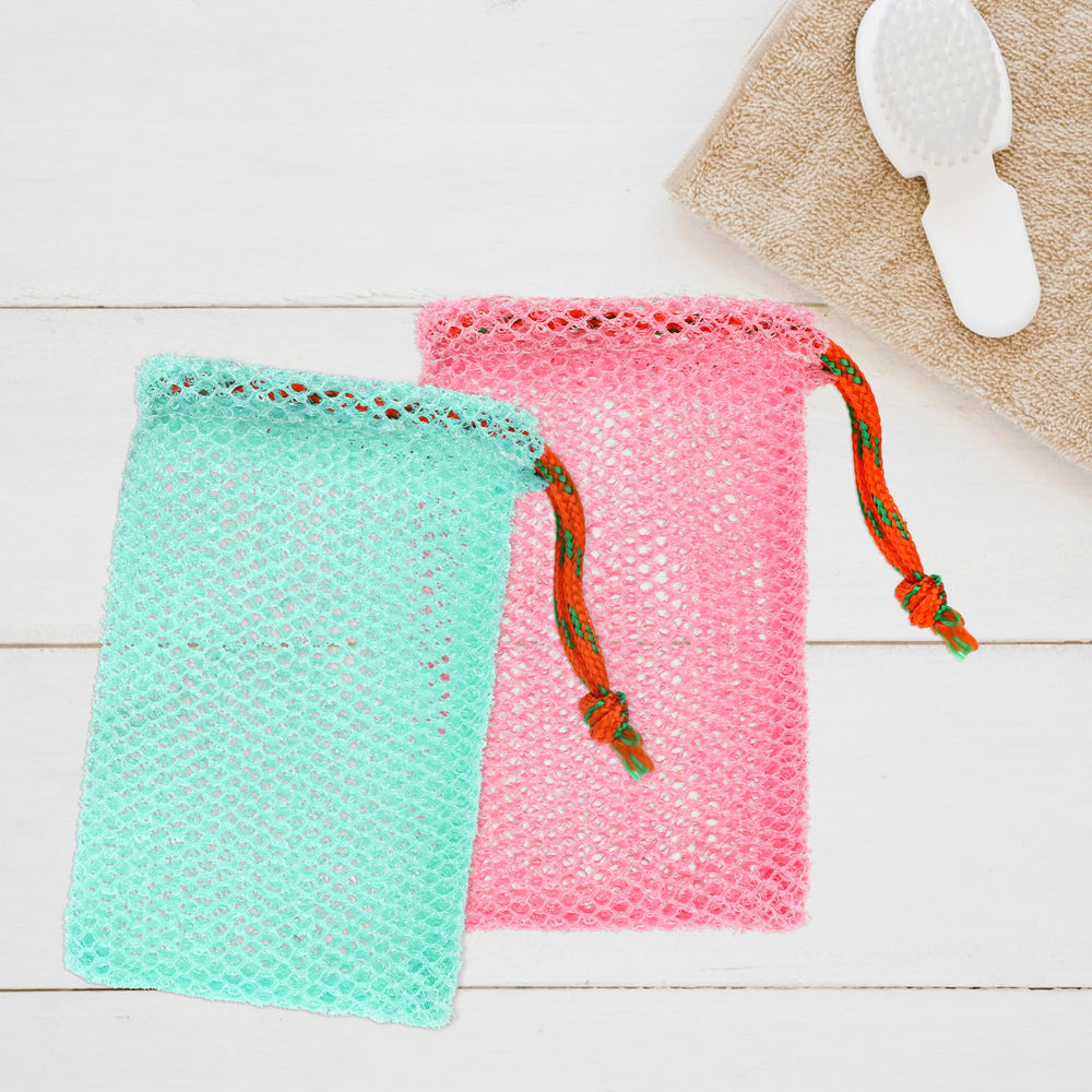 Sliverdew bolsa exfoliante de material resistente, reutilizable y de secado rápido.