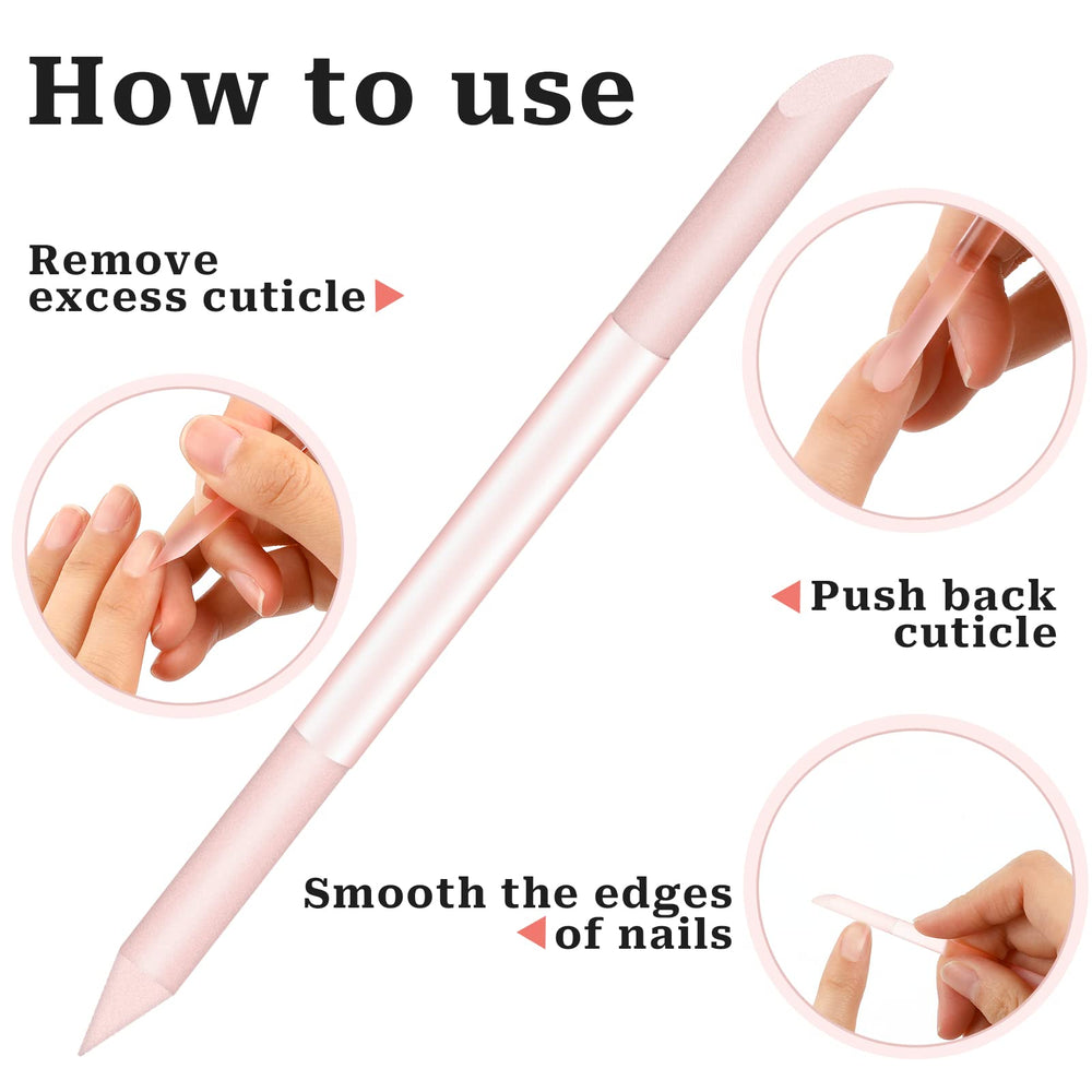 Sliverdew cuticle remover tool with compact storage bag