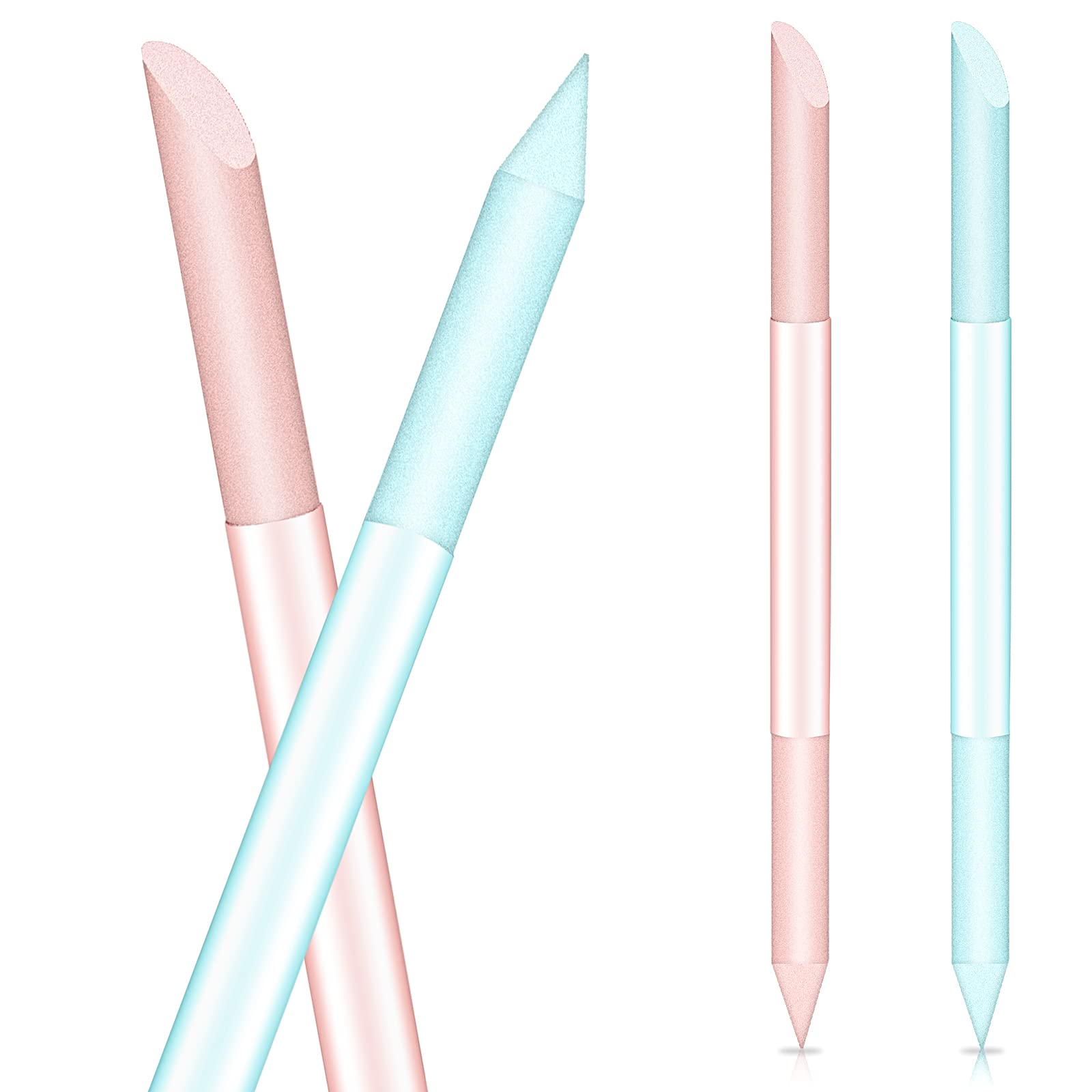 Sliverdew glass cuticle pusher angled head for precise lifting