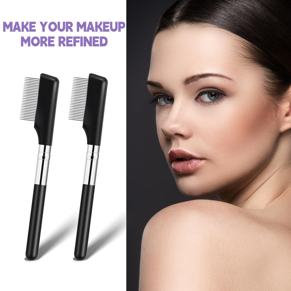 Sliverdew pack of 2 eyelash combs ensures backup replacements.