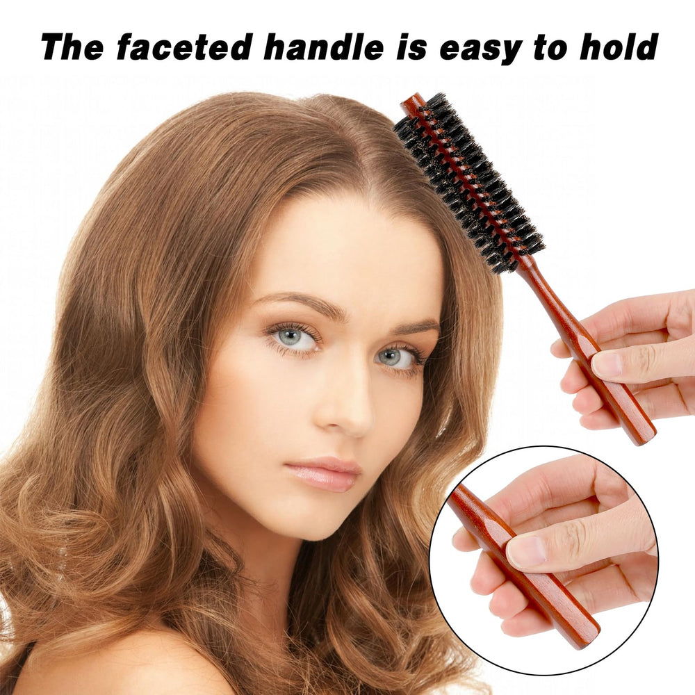 Sliverdew round brush helps reduce frizz and static
