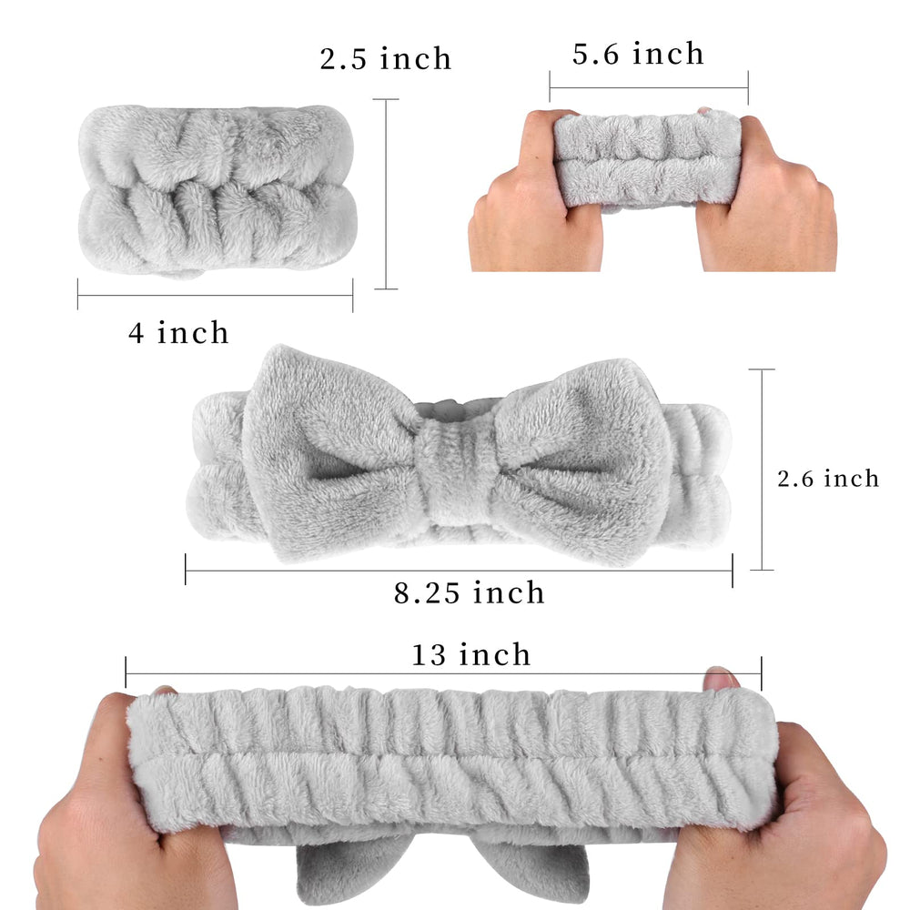 SLNZAPTY pulseras para lavado facial, absorben sudor y evitan derrames