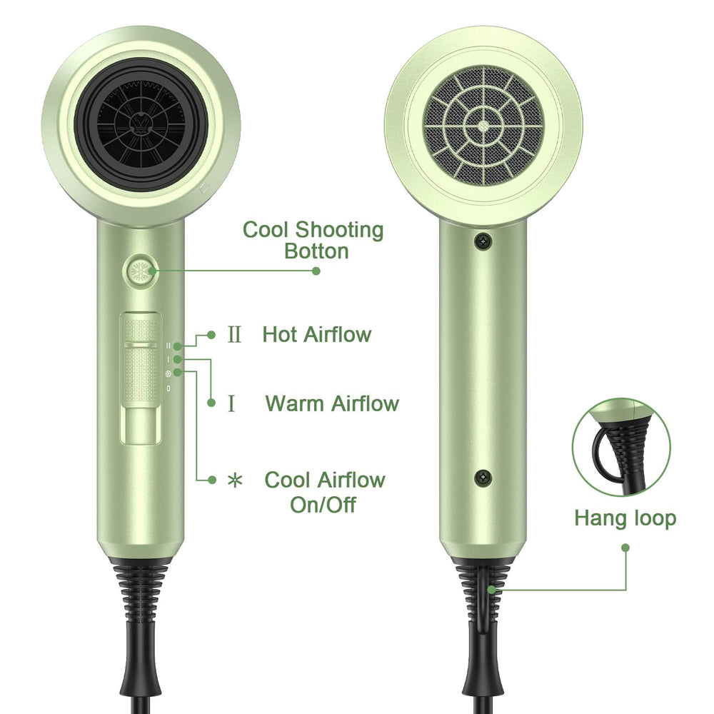 Slopehill 1800W power rating supports fast drying