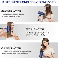 Slopehill diffuser attachment enhances natural curls and waves with balanced airflow.