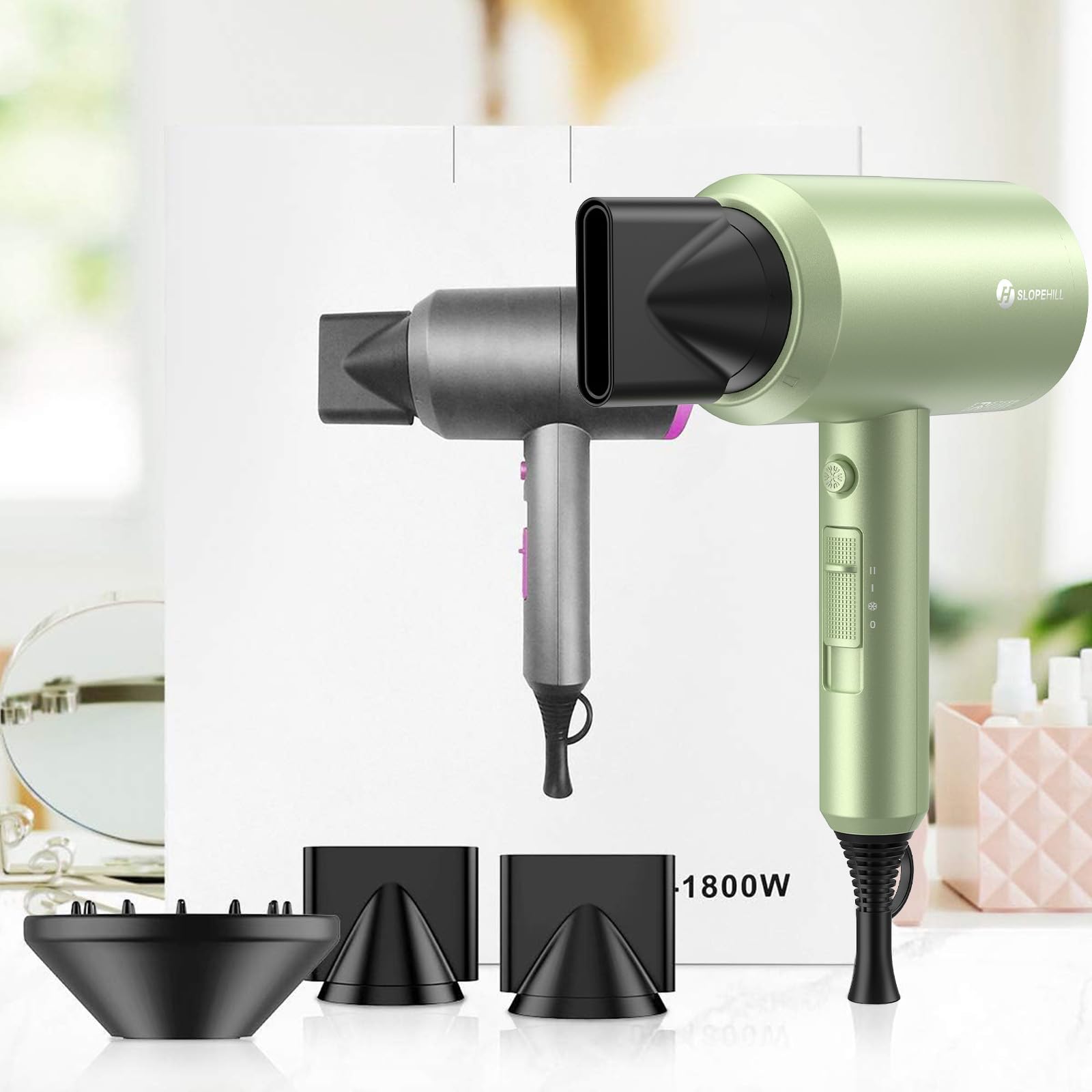 Slopehill lime cream color adds style to styling routine