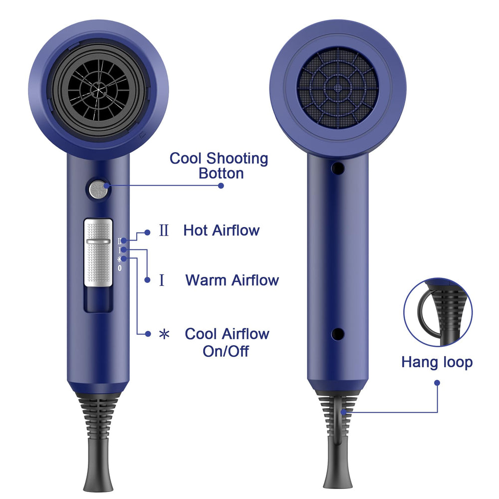 Slopehill low-noise design supports comfortable at-home use during styling.