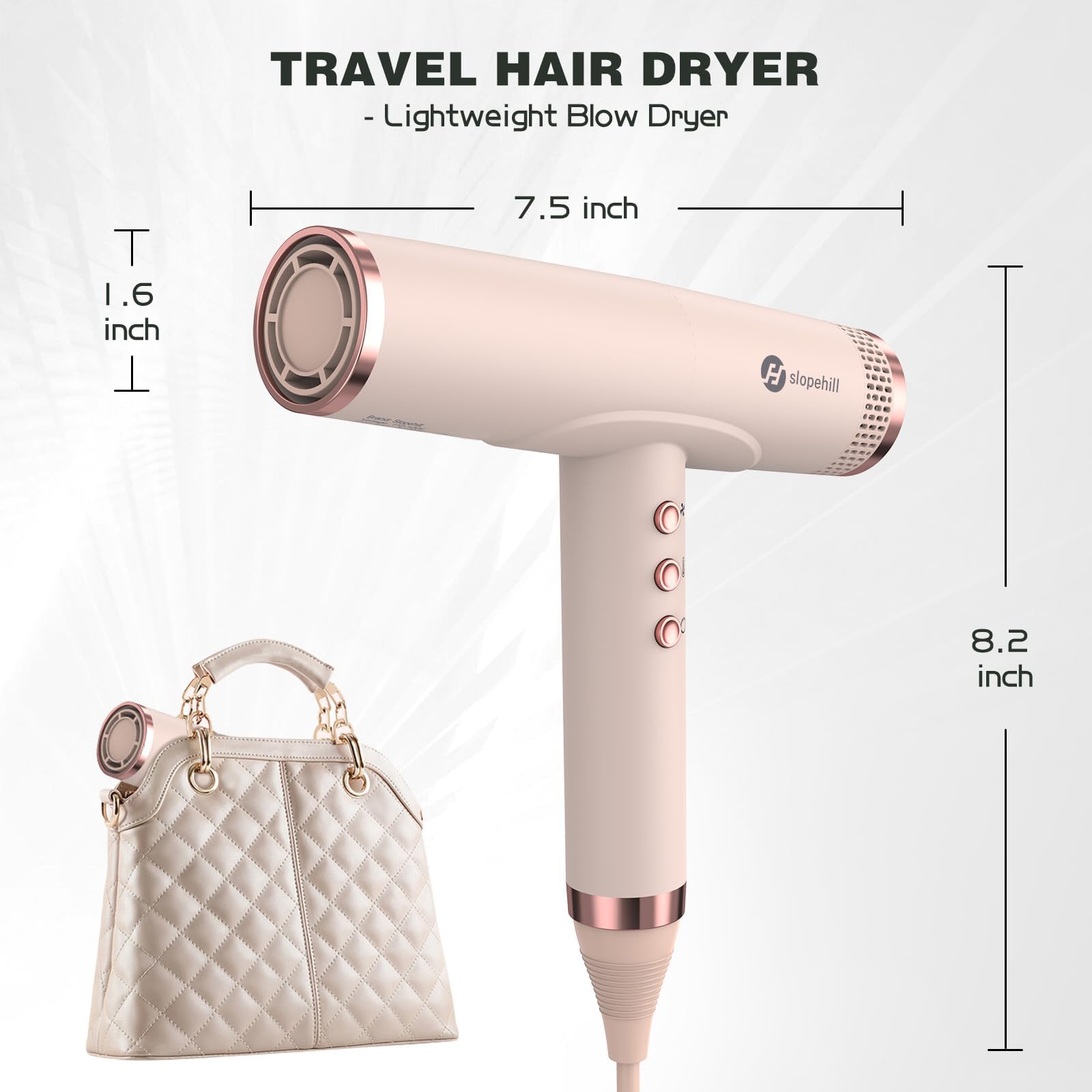 slopehill low-noise operation for quiet home or salon use