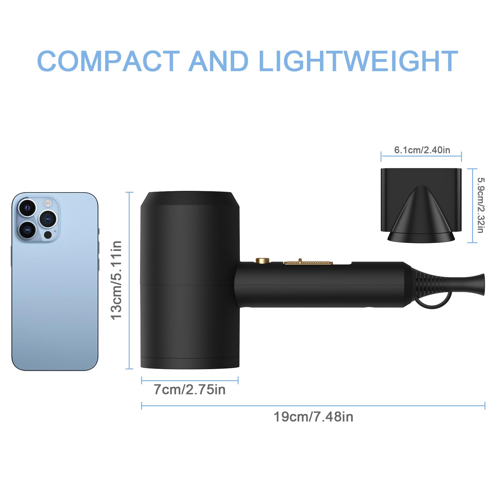 Slopehill compact lightweight design makes it easy to travel with.