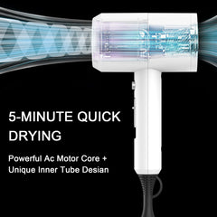 Slopehill Professional Ionic Hair Dryer rear control dial for adjustable heat settings.