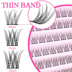 SLSXNL 12mm clusters for eye corner length and drama