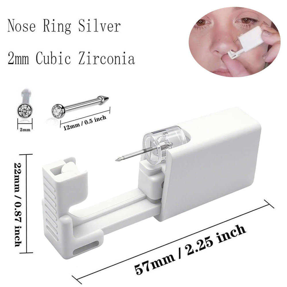 SLVIEKAE disposable piercing gun for safe nostril piercing at home