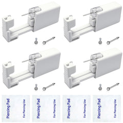 SLVIEKAE nose piercing kit 4-pack for at-home convenience