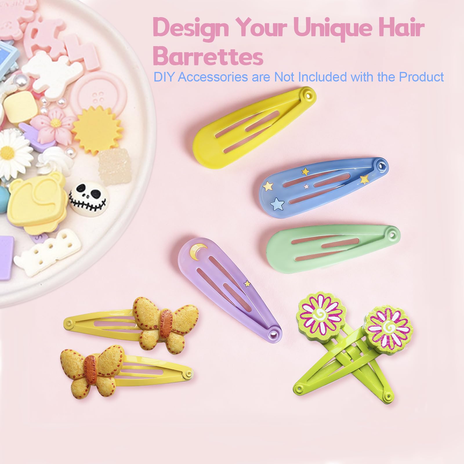 Barrettes SLYFTE de diseño amigable, fáciles de usar para niños.