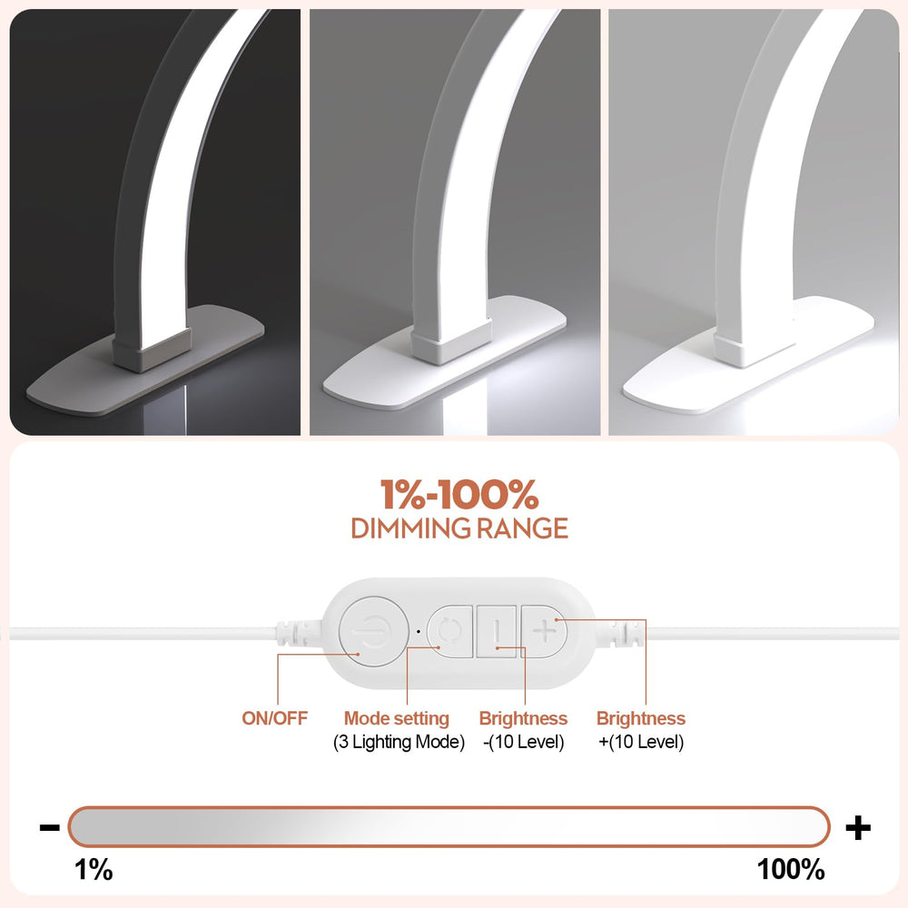 SLYFTE customizable lighting with color temperature and brightness for comfortable work