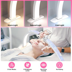 SLYFTE half moon lamp with eye-saver modes for fatigue reduction