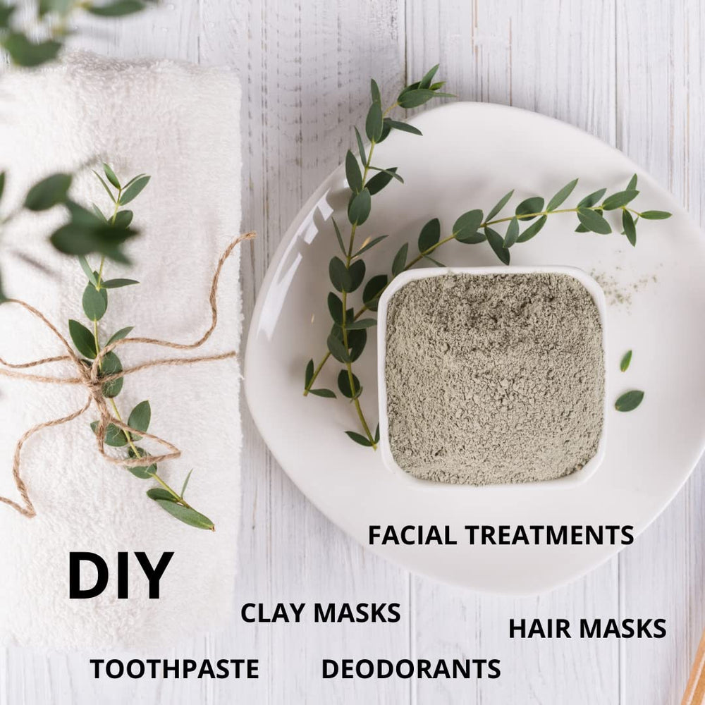 SMART SOLUTIONS clay hair mask preparation for nourishing scalp.