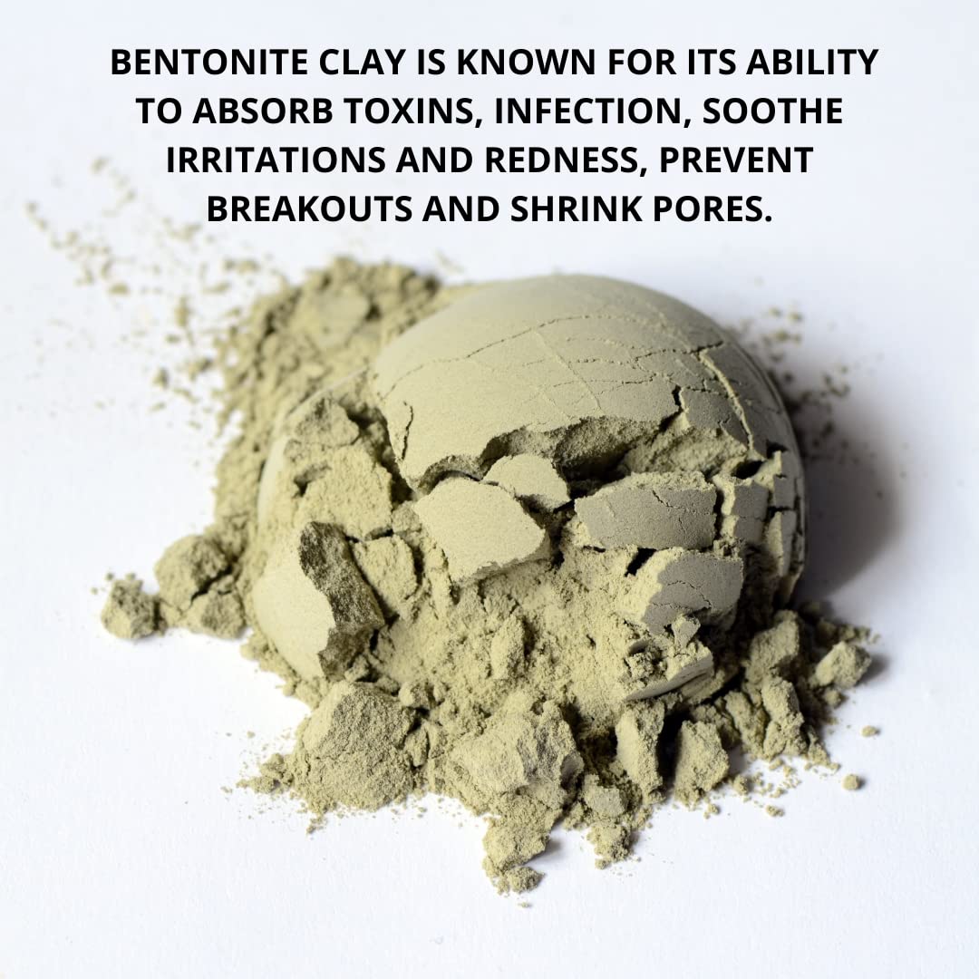 SMART SOLUTIONS Indian healing clay powder in jar offers versatile skincare base.