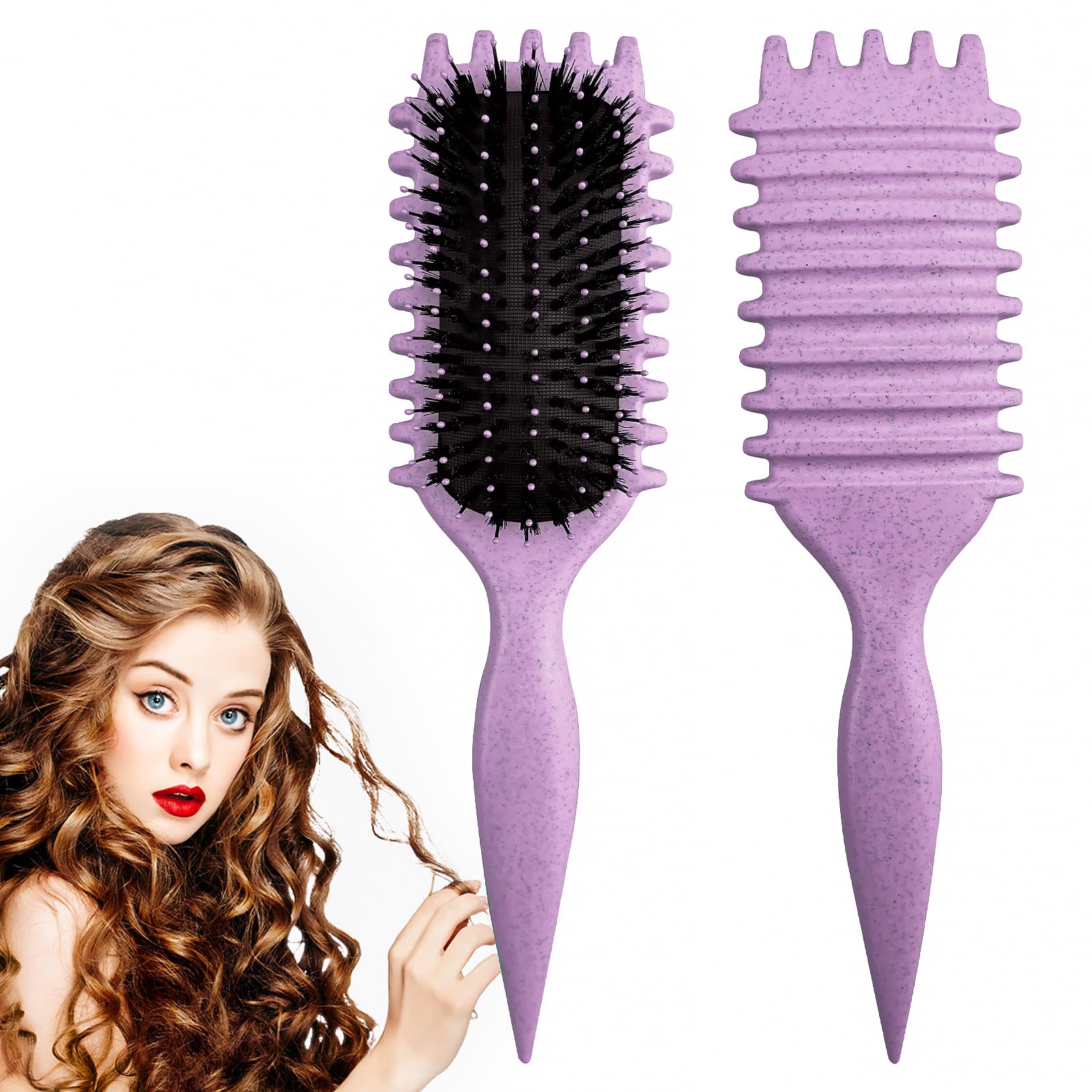 SMARTBEST Candy Brush curl-defining for natural curls and smooth detangling