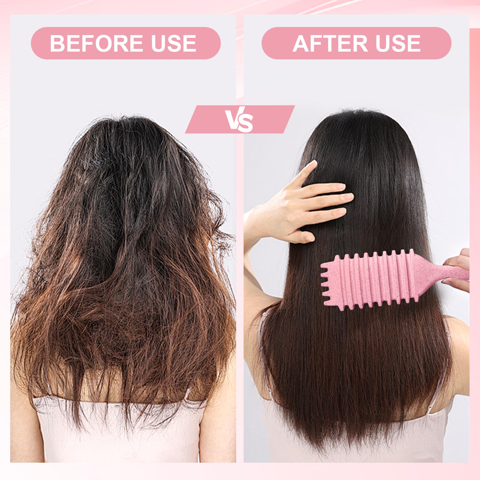 SMARTBEST Candy Brush for-curly-hair helps define curls without excessive pulling