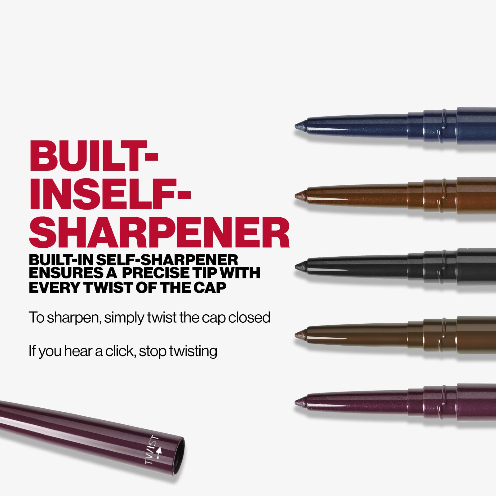 Smashbox Inner-rim definition with hyper-pigmented Raven shade.