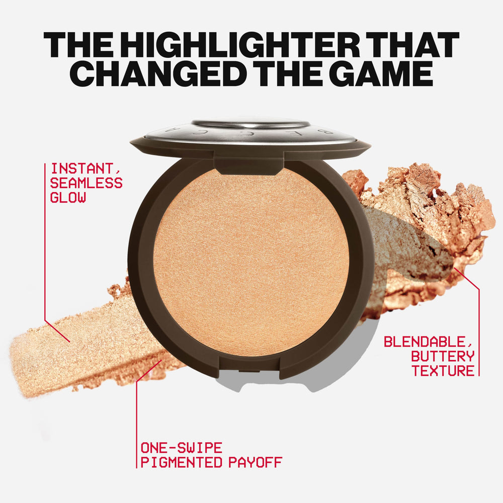 Smashbox x BECCA iluminador prensado acabado satinado en piel