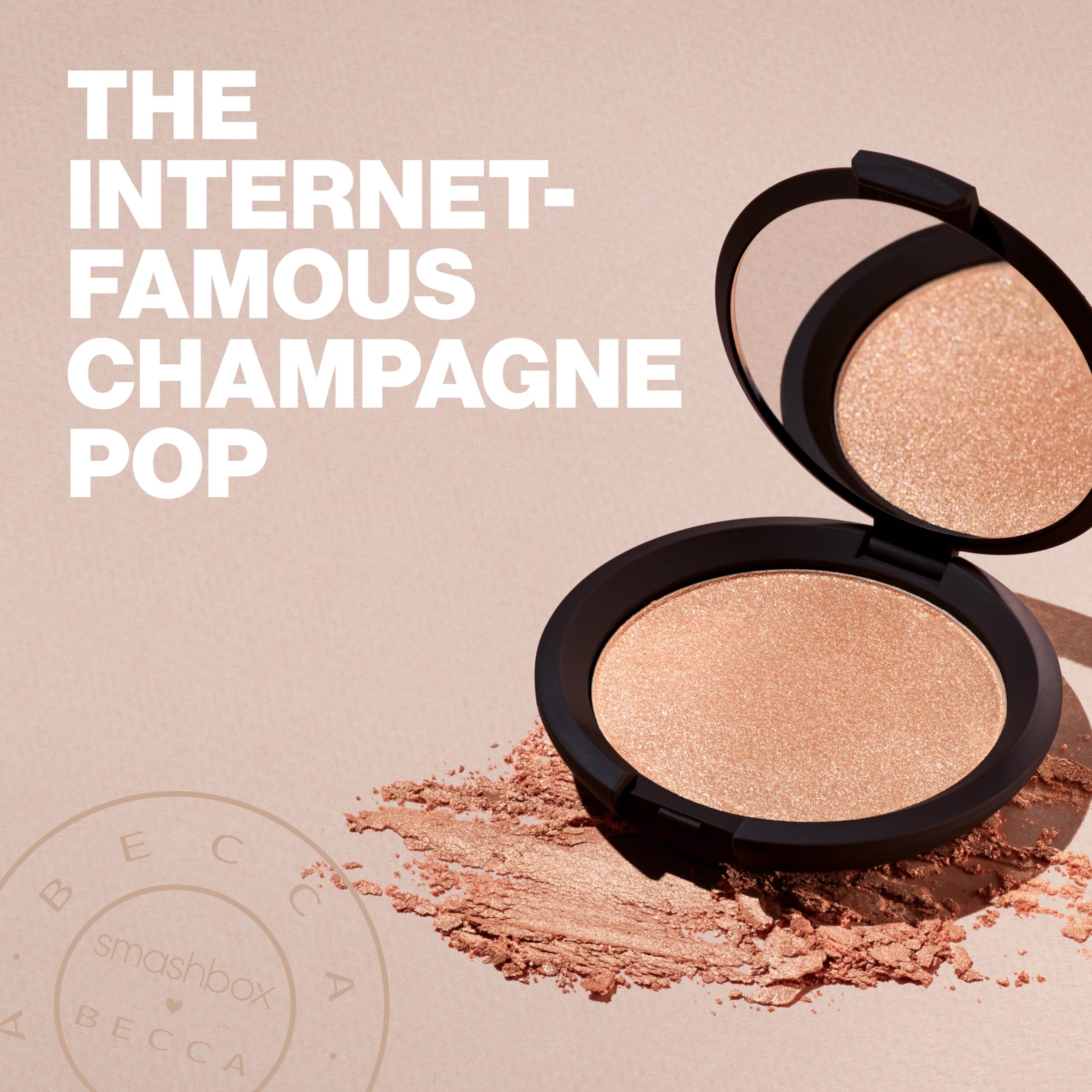 Smashbox x BECCA iluminador prensado textura cremosa que se difumina