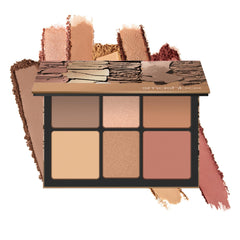 Smashbox Cali Contour Palette open compact showing six shades for sculpted, versatile looks.