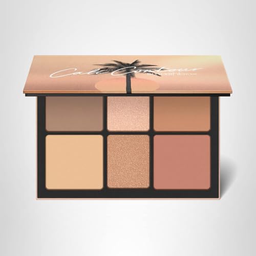 Smashbox Cali Contour Palette blends smoothly for natural or dramatic finishes.