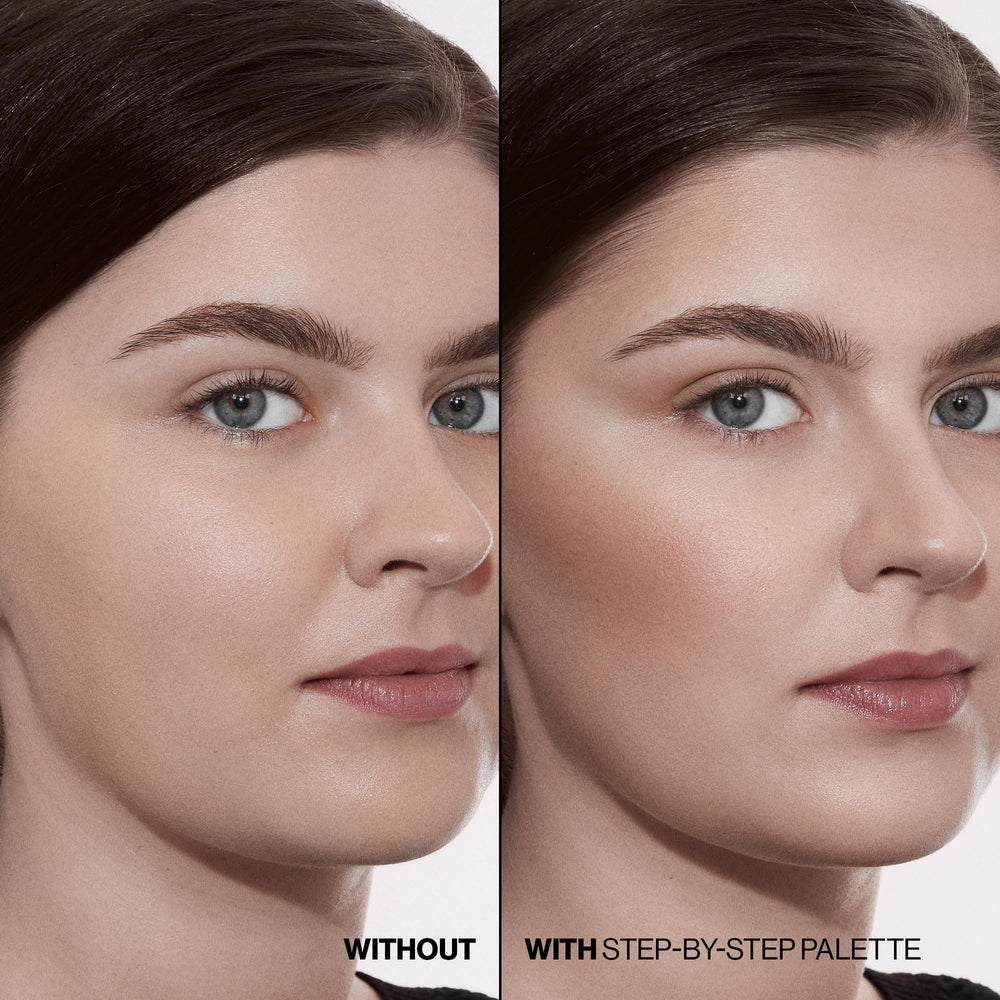 Smashbox Contour Bronze Highlight powders demonstrating shaping, warmth, and glow.