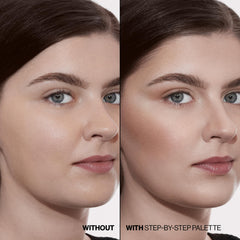 Smashbox Contour Bronze Highlight powders demonstrating shaping, warmth, and glow.