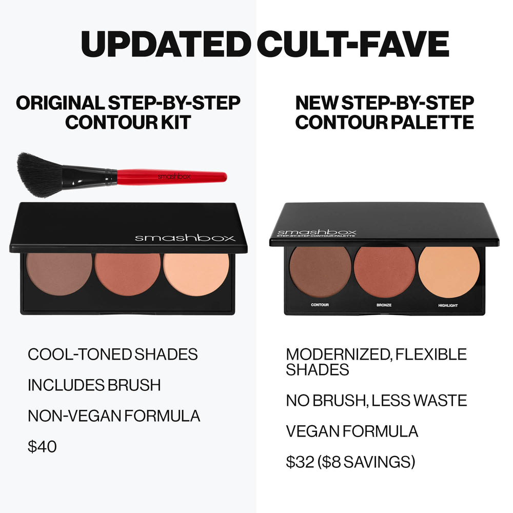 Smashbox Palette includes a mirror for quick on-the-go touch-ups.