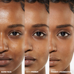 Aplicación suave de Smashbox Photo Finish para un lienzo uniforme.