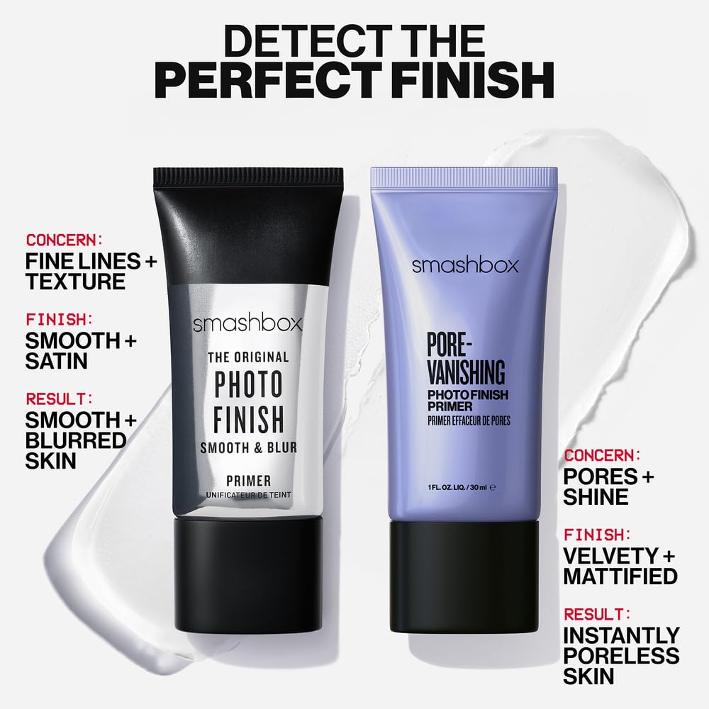 Smashbox Pore Vanishing Primer provides 12-hour wear under makeup.