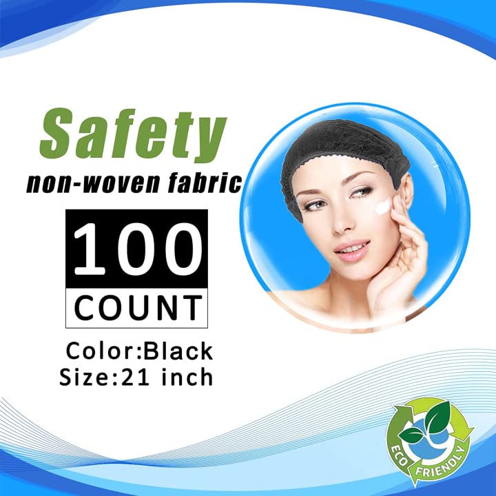 Cubre-cabello Smilco de 21 pulgadas, ideal para limpieza y manipulación de alimentos.