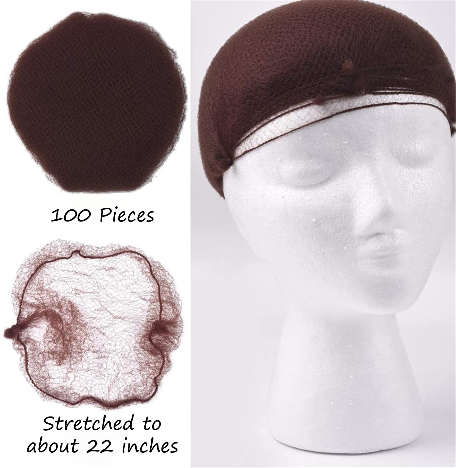 Smilco red de pelo nylon elástico, alta durabilidad y resistencia
